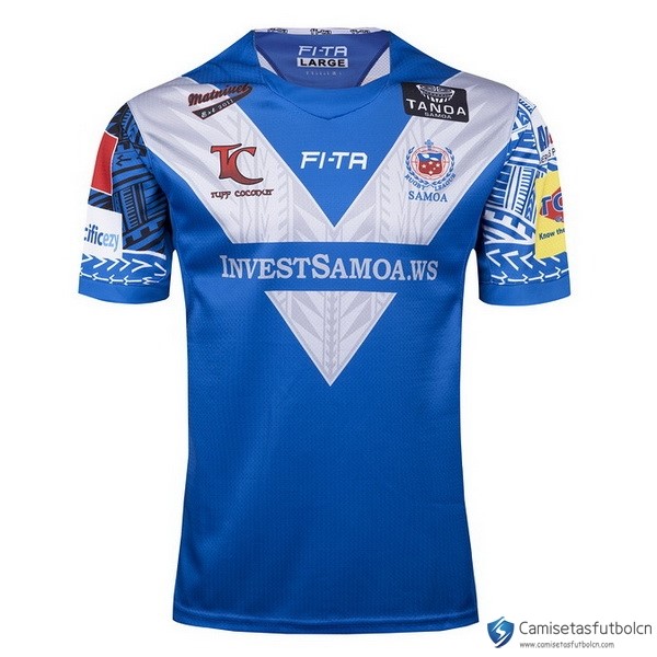 Camiseta Samoa Primera equipo 2017-18 Azul